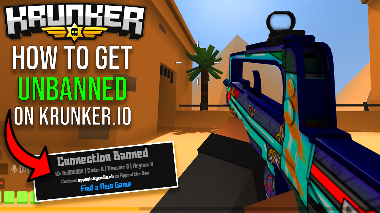 Krunker.io How to get unbanned