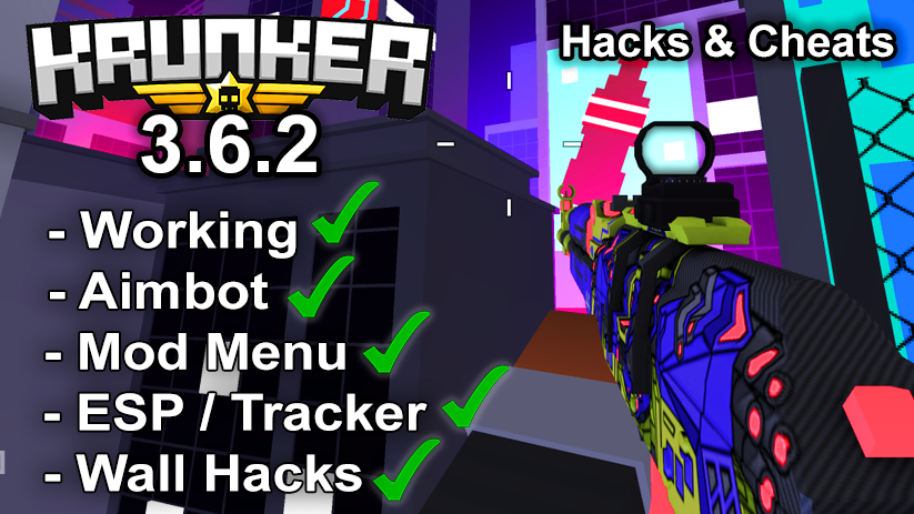 You are currently viewing Krunker.io Hacks & Cheats 3.6.2