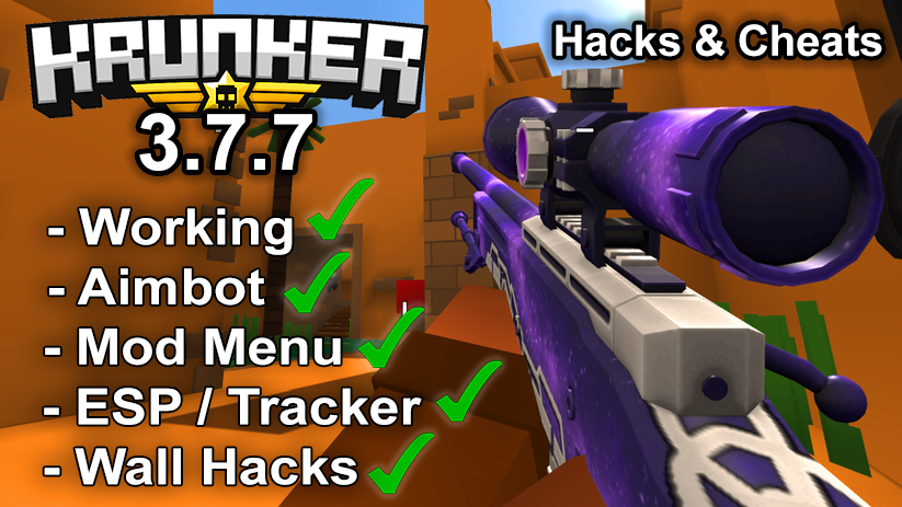You are currently viewing Krunker.io Hacks & Cheats 3.7.7