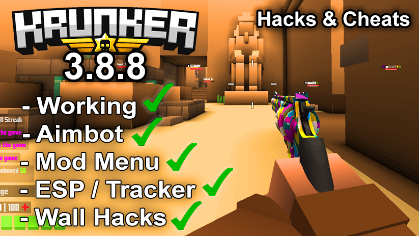 You are currently viewing Krunker.io Hacks & Cheats 3.8.8