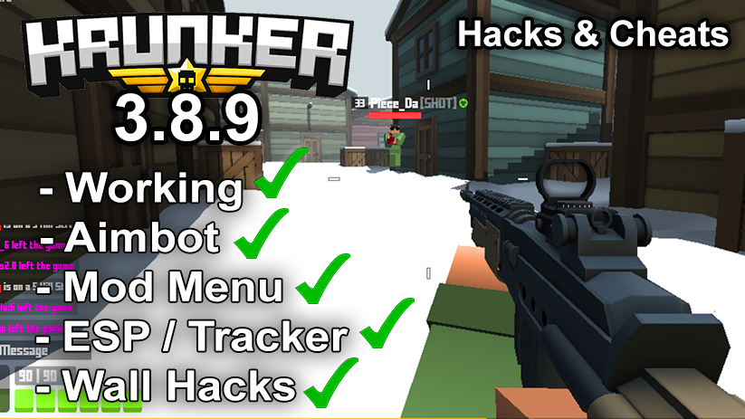 You are currently viewing Krunker.io Hacks & Cheats 3.8.9