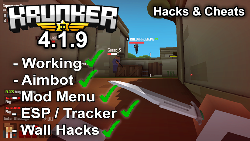 You are currently viewing Krunker.io Hacks & Cheats 4.1.9