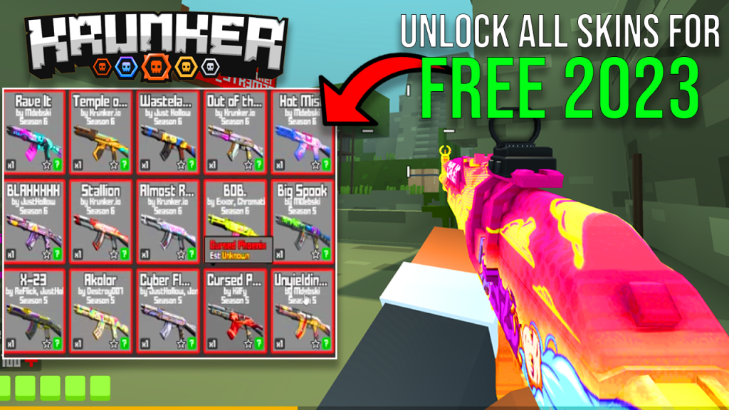 Krunker.io Unlock All Skins 2023 - Krunker Central