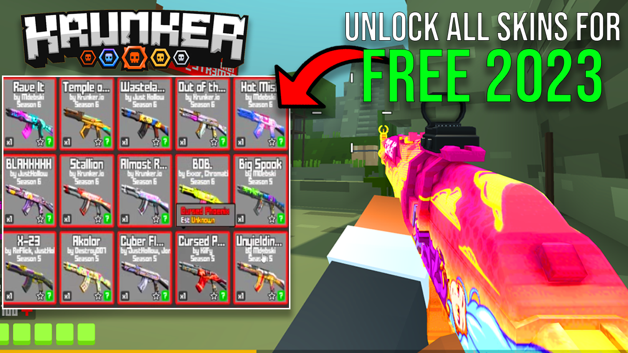 You are currently viewing Krunker.io Unlock All Skins 2023