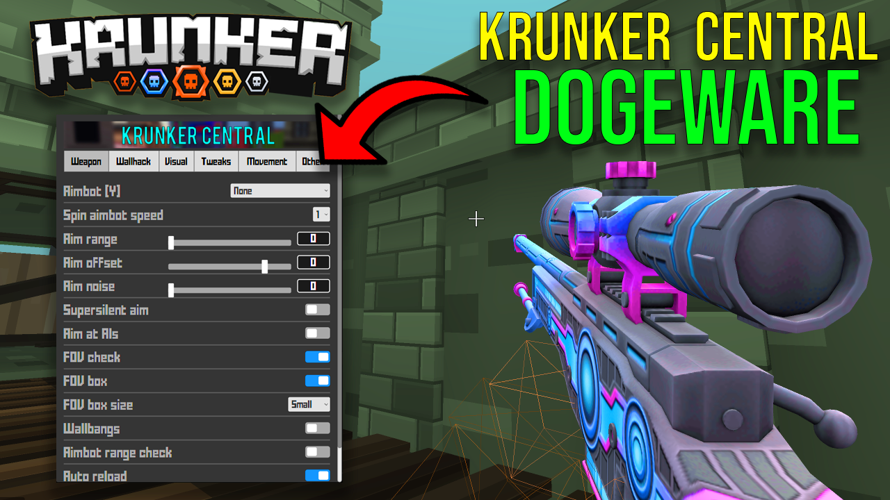 You are currently viewing Krunker.io Hacks & Cheats – Krunker Central x Dogeware