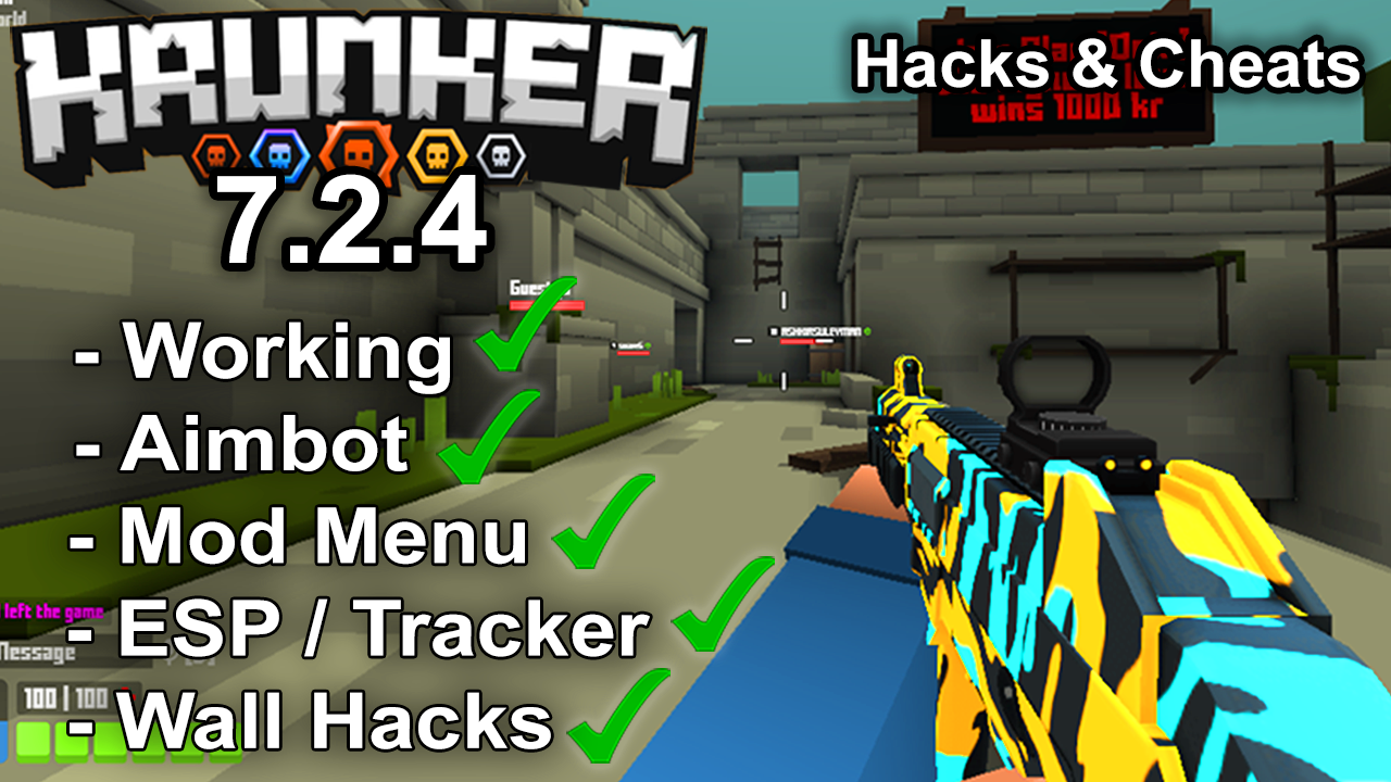 You are currently viewing Krunker.io Hacks & Cheats 7.2.4